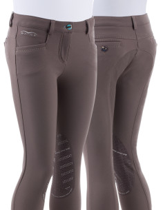 Pantalon D'équitation Fille Animo France Beige - Taille 11 Made In Italy - Occasion