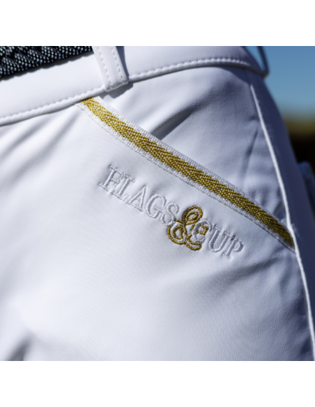 Pantalon Flags&Cup Catarina Blanc