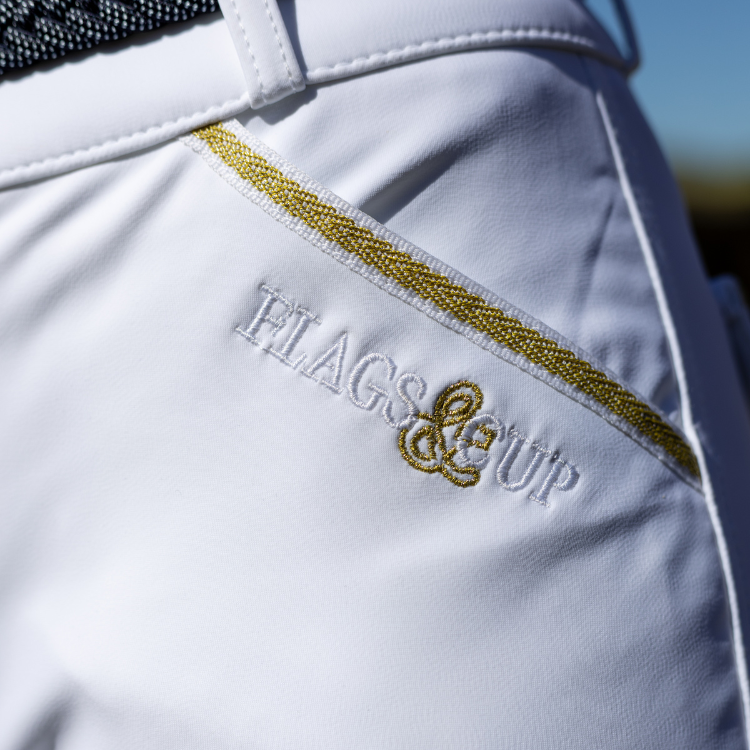 Pantalon Flags&Cup Catarina Blanc