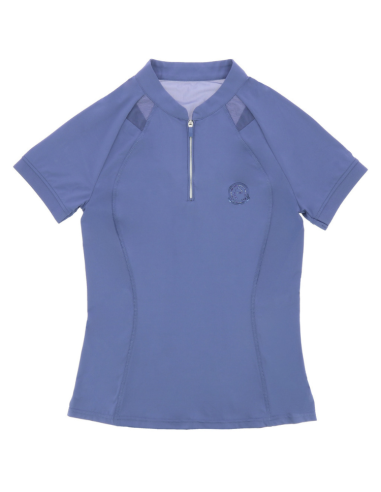 Polo Equithème Je T'aime Alice Noir