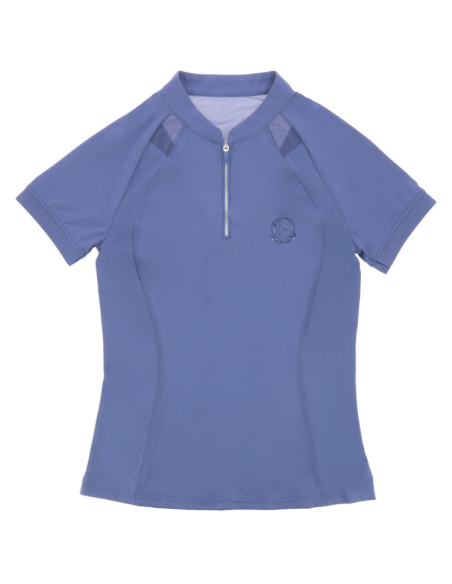 Polo Equithème Je T'aime Alice Violet