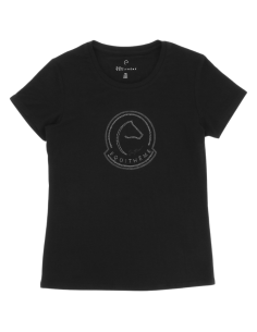 T-Shirt Equithème Je T'aime Rosalie Noir