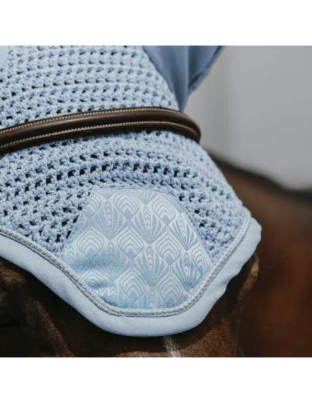 Bonnet Equithème Brocart Bleu ciel