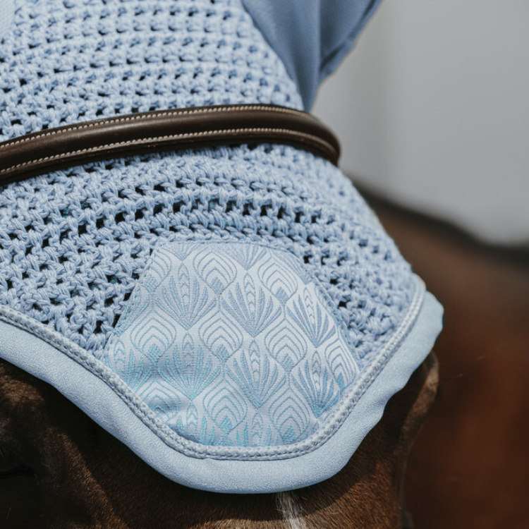 Bonnet Equithème Brocart Bleu ciel
