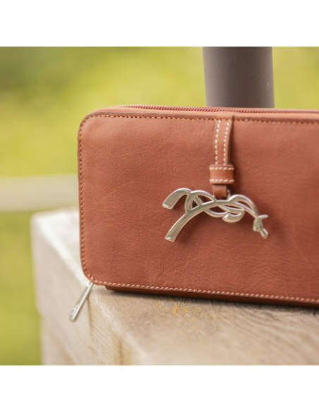 Porte-Feuille Pénélope Vittoria Cognac