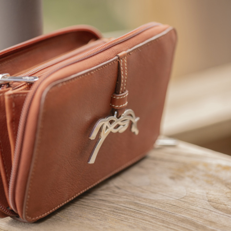 Porte-Feuille Pénélope Vittoria Cognac