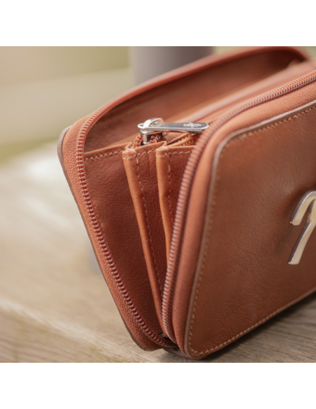 Porte-Feuille Pénélope Vittoria Cognac