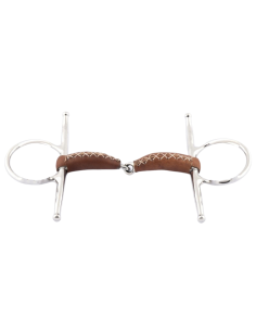 Jump'In Leather Covered Full Cheek Bit