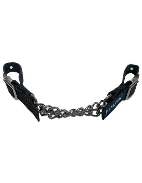 Gourmette Double Jump'In Ajustable Par Boucles En Nylon Noir