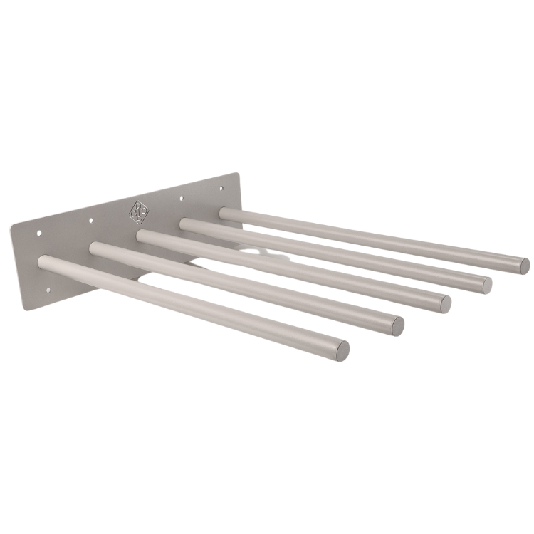 Porte-Tapis Grooming Deluxe 5 Pièces Argent