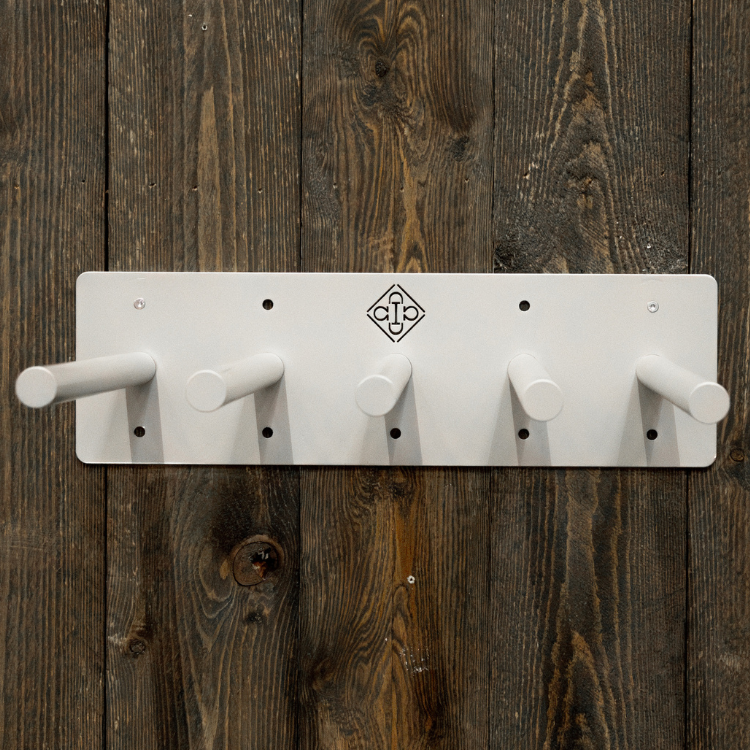 Porte-Tapis Grooming Deluxe 5 Pièces Argent