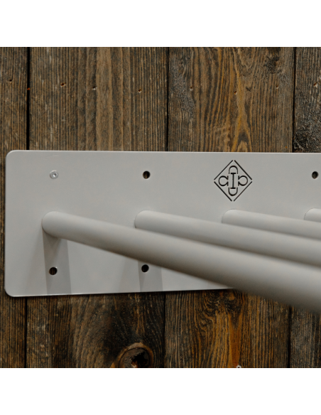 Porte-Tapis Grooming Deluxe 5 Pièces Argent