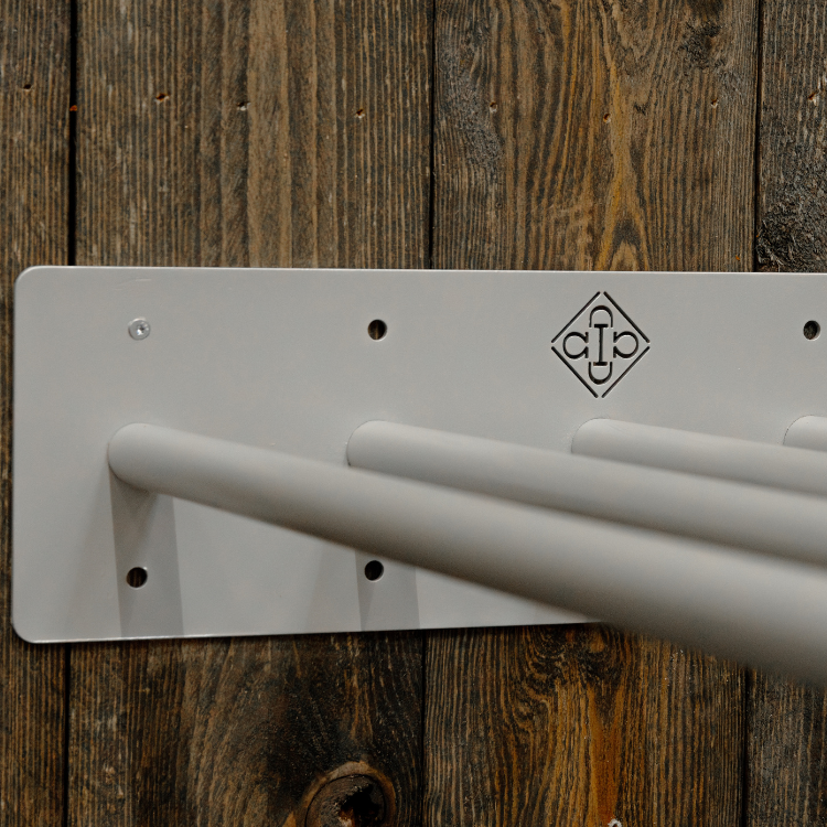 Porte-Tapis Grooming Deluxe 5 Pièces Argent