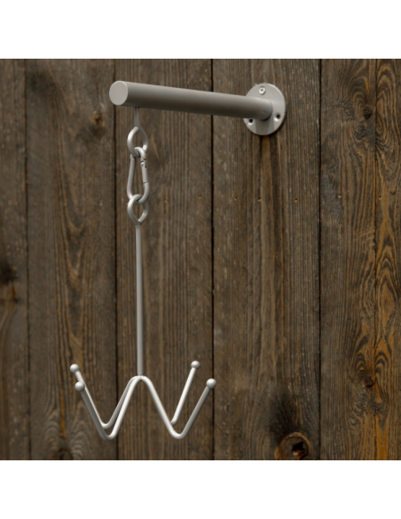 Porte-Bridon Grooming Deluxe Mural Argent