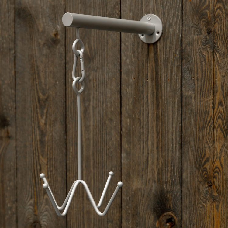 Porte-Bridon Grooming Deluxe Mural Argent