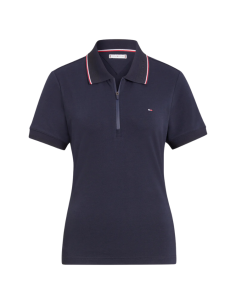 Tommy Equestrian Camden Zip Polo