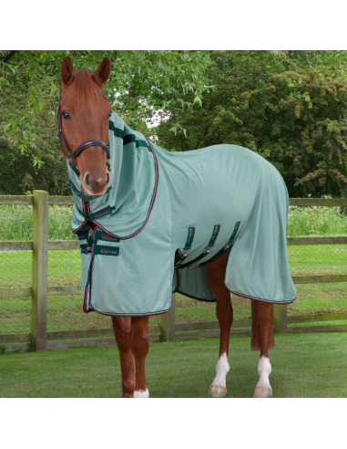 Couverture Anti-Mouches Premier Equine Bug Buster Bleu