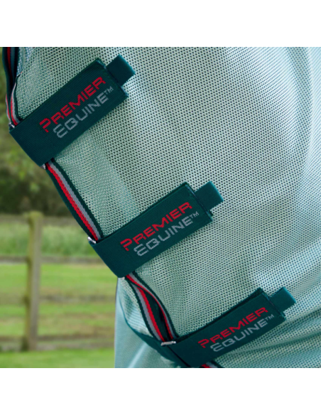 Couverture Anti-Mouches Premier Equine Bug Buster Vert menthe