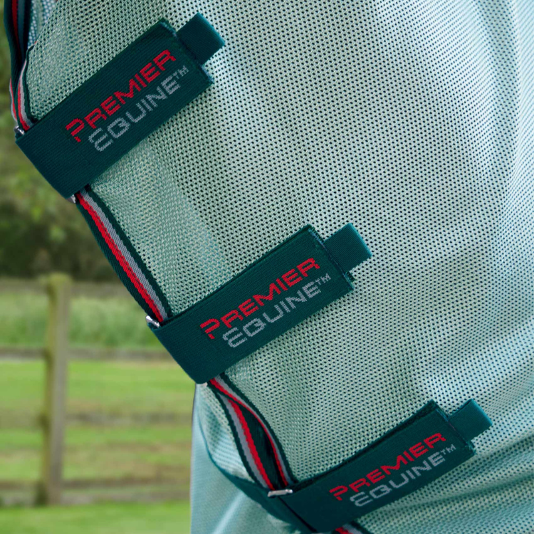 Couverture Anti-Mouches Premier Equine Bug Buster Vert menthe