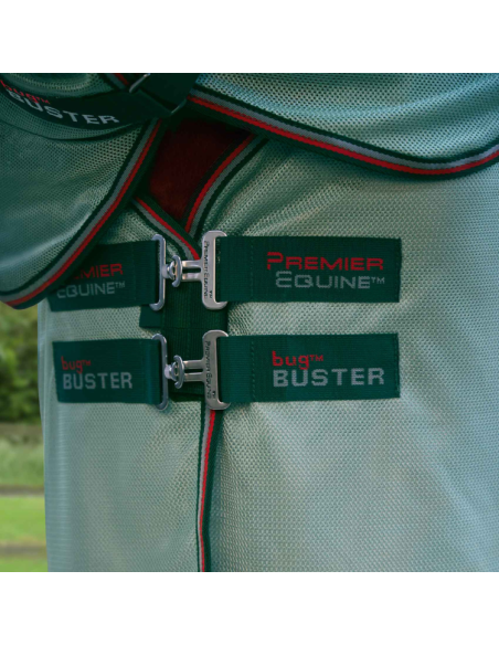 Couverture Anti-Mouches Premier Equine Bug Buster Vert menthe