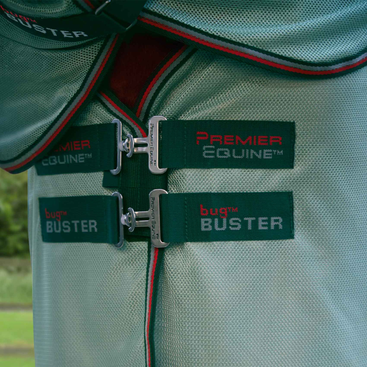 Couverture Anti-Mouches Premier Equine Bug Buster Vert menthe