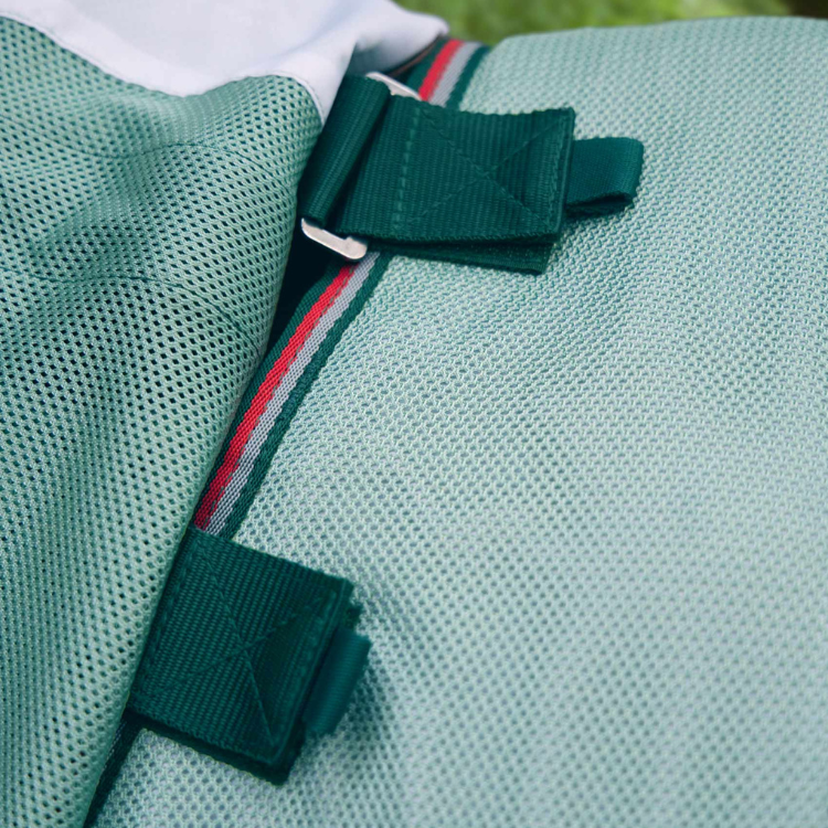 Couverture Anti-Mouches Premier Equine Bug Buster Vert menthe