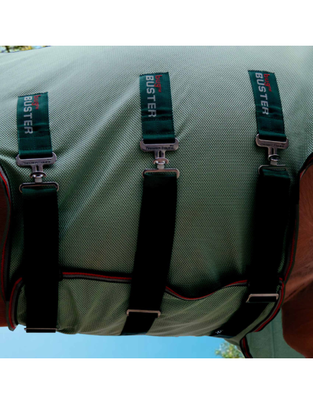 Couverture Anti-Mouches Premier Equine Bug Buster Vert menthe