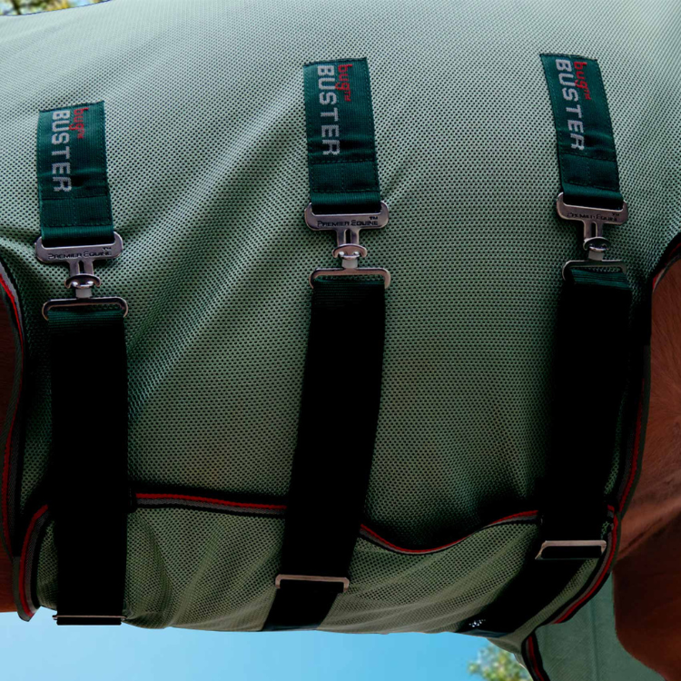 Couverture Anti-Mouches Premier Equine Bug Buster Vert menthe