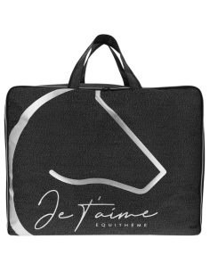 Sac Pour Couverture Equithème Je T'aime Noir