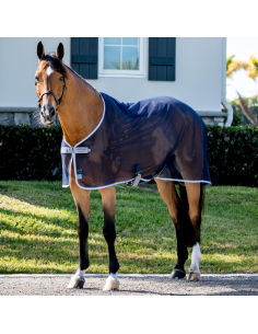 Chemise Séchante Horseware Amigo Net Cooler Marine/gris/argent