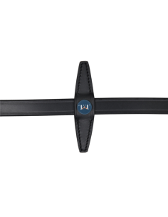 Rênes Caoutchouc TdeT Micro Picots À Arrêtoirs Noir 2