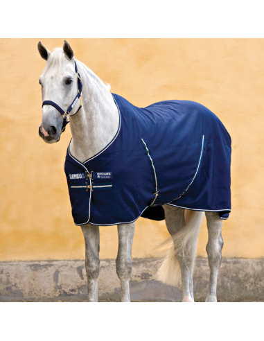 Chemise Horseware Rambo Stable Sheet Noir/gris orage/argent