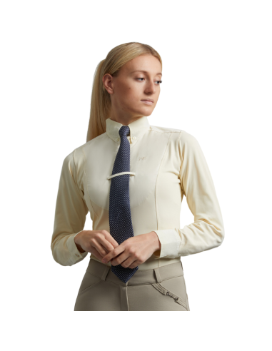 Chemise De Concours Premier Equine Tessa Blanc