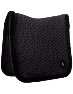Tapis De Selle Kentucky Fake Fur Dressage Noir