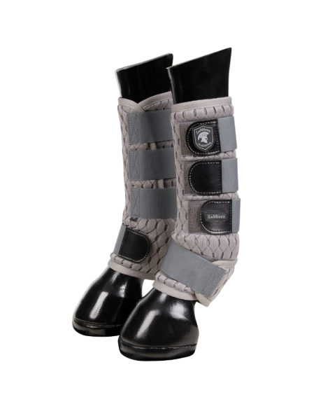 Guêtres Anti-Mouches LeMieux Gladiator Mesh Gris