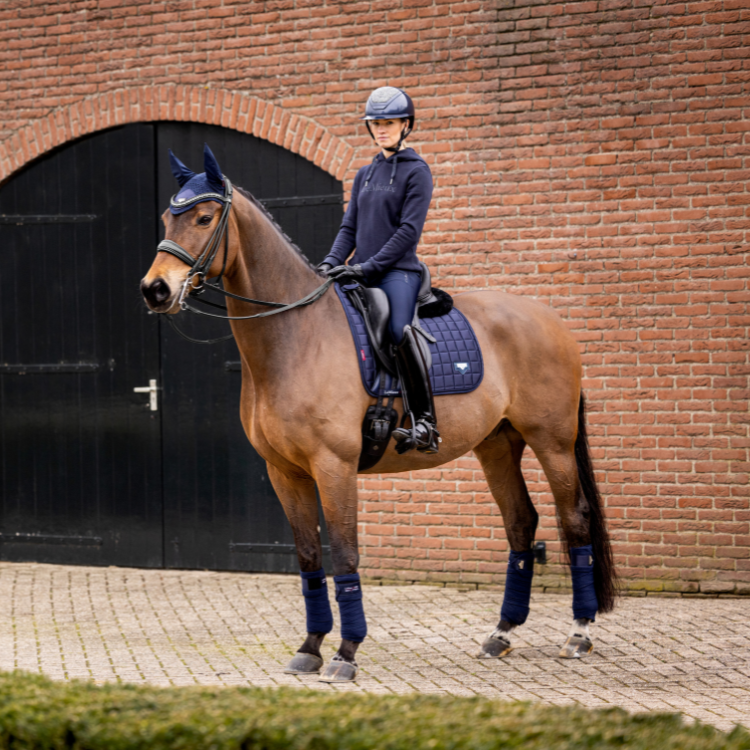 Tapis De Selle Dressage Le Mieux Loire – Rose, Coton, Neuf