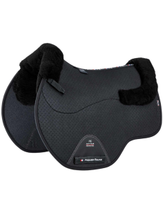 Saddle Pad Premier Equine Close Contact Airtechnology Shockproof Wool Jumping Black