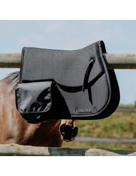 Tapis De Selle Randol's Mesh De Randonnée Noir