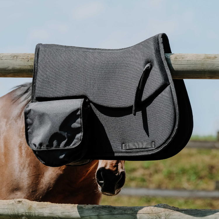 Tapis De Selle Randol's Mesh De Randonnée Noir