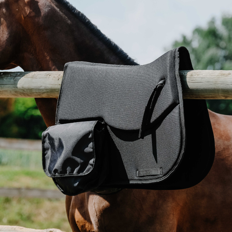 Tapis De Selle Randol's Mesh De Randonnée Noir