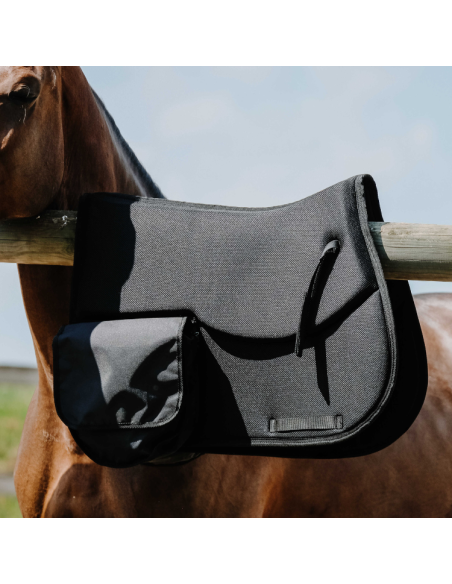 Tapis De Selle Randol's Mesh De Randonnée Noir