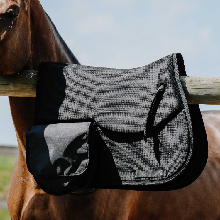 Tapis De Selle Randol's Mesh De Randonnée Noir