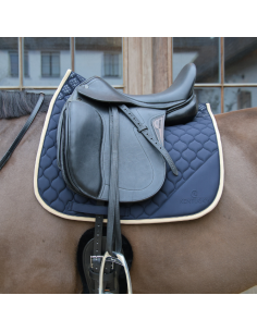 Tapis De Selle Kentucky Sofshell Onion Quilt Dressage Marine 2