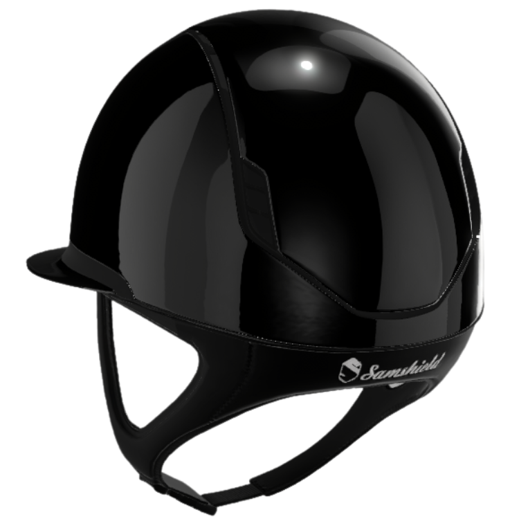 Casque Samshield 2.0 Miss Shield Glossy Modèle 56 Noir
