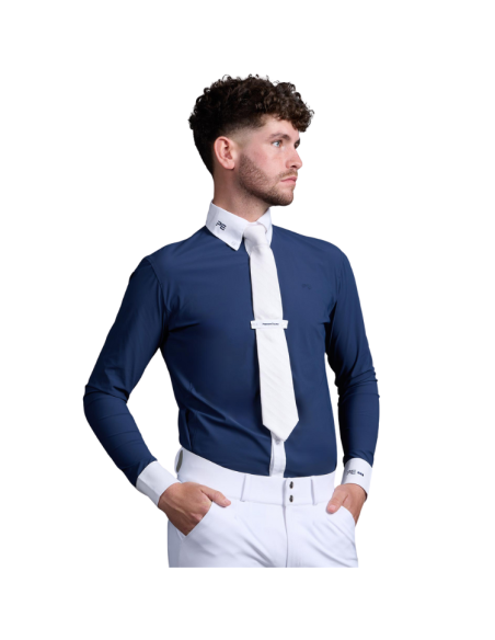 Chemise De Concours Premier Equine Andate Marine