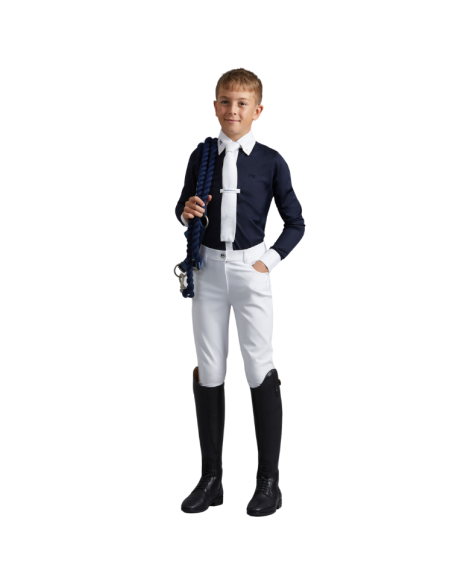 Chemise De Concours Premier Equine Mini Giulio Marine