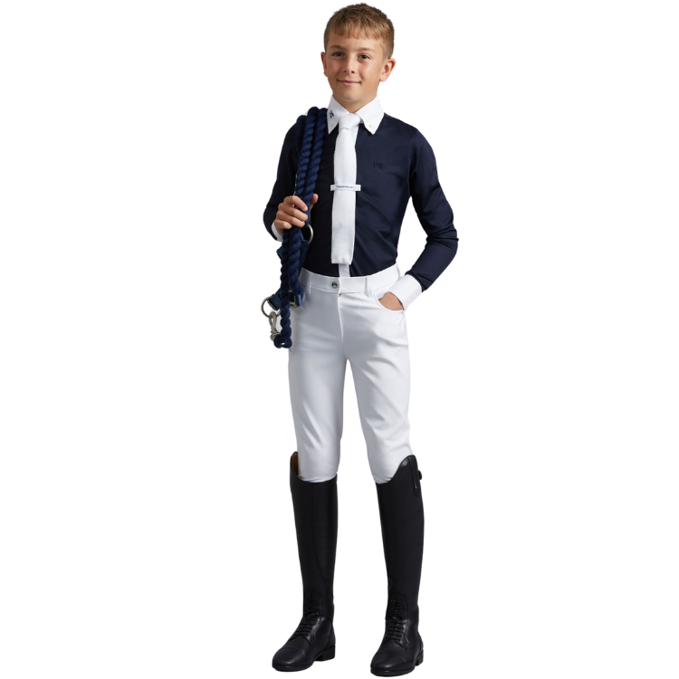 Chemise De Concours Premier Equine Mini Giulio Marine