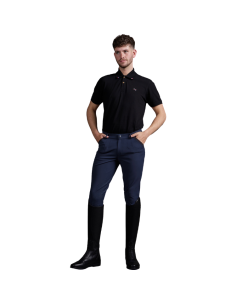 Pantalon Premier Equine Grip Genoux Barusso Marine