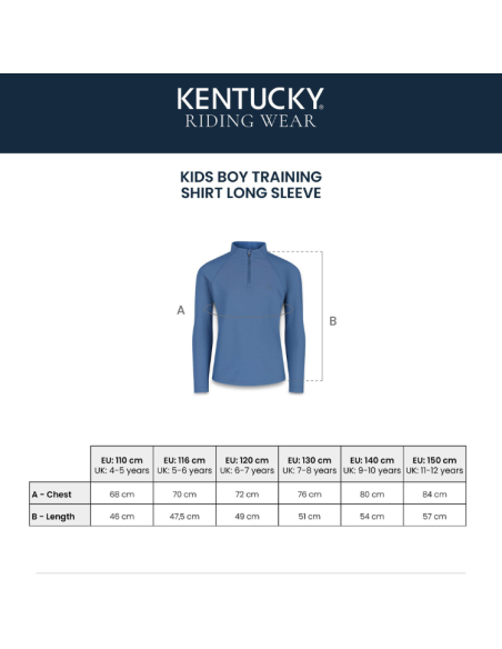 Polo Kentucky Boy Guide des tailles