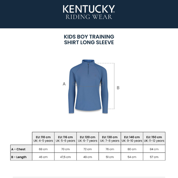 Polo Kentucky Boy Guide des tailles